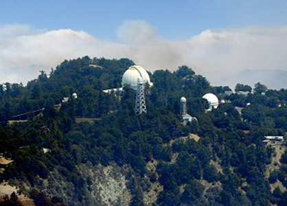 Mount Wilson Observatory from the air