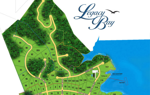 legacy bay plot plan overview